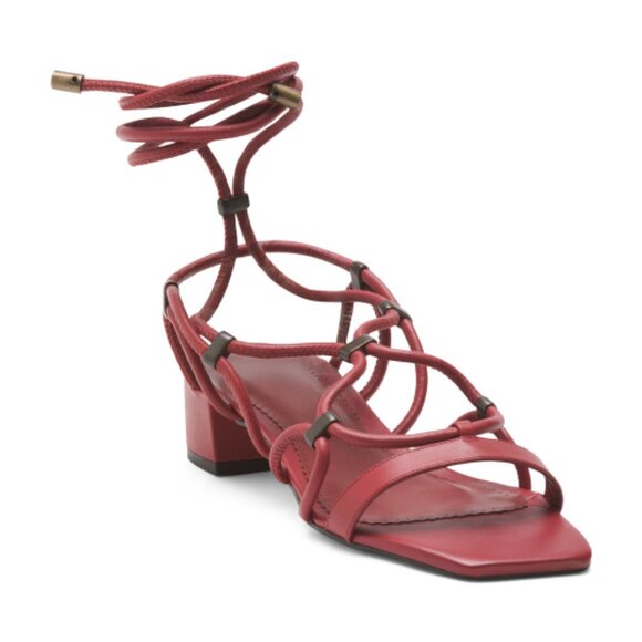 PAULA TORRES Handmade In Brazil Leather Havana Sandals - Picture 1 of 2